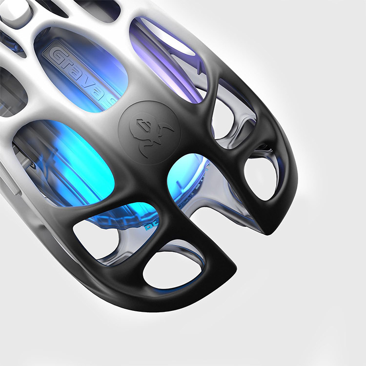 خرید موس GravaStar Mercury M1 Pro - بی‌سیم - نسخه Gradient Black